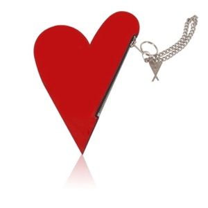 I HEART LULA Small Red Valentines Day Wristlet